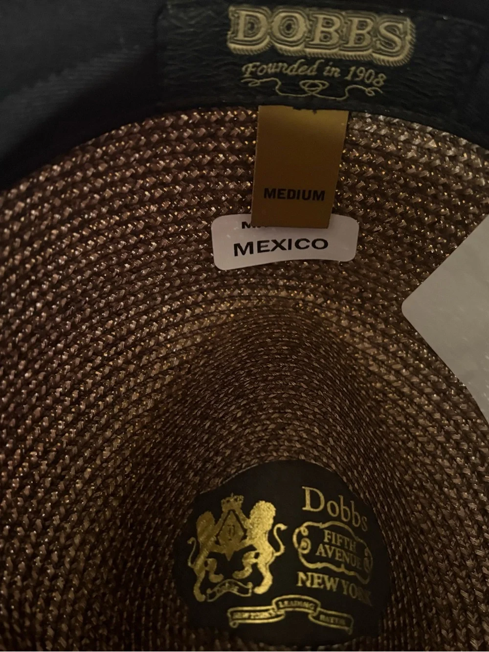 Stetson men straw